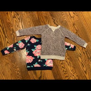 💕Little girls size 4 lightweight sweatshirts